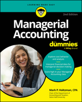 Managerial Accounting for Dummies 1118116429 Book Cover