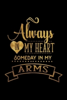 Always In My Heart Someday In My Arms: Infant Feeding And Baby Diaper Log 6"x9" 91 pages Book 170074996X Book Cover