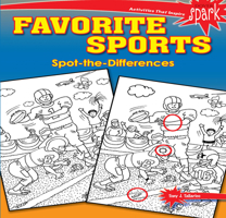 SPARK Favorite Sports Spot-the-Differences 0486819256 Book Cover