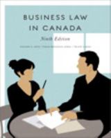Business Law in Canada 0132276941 Book Cover