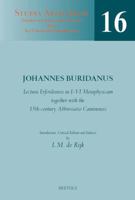 Lectura Erfordiensis in I-VI Metaphysicam, Together with the 15th-Century Abbreviatio Caminensis: Introduction, Critical Edition and Indexes 2503528732 Book Cover