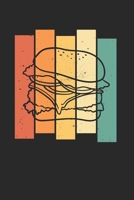 Burger Notizbuch: Burger Notizbuch für Liebhaber / Notizheft / Notizblock A5 (6x9in) Dotted Notebook / Punkteraster / 120 gepunktete Seiten (German Edition) 1675545723 Book Cover