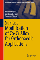 Surface Modification of Co-Cr Alloy for Orthopaedic Applications 9819540283 Book Cover