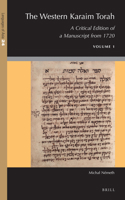 The Western Karaim Torah : A Critical Edition of a Manuscript From 1720 9004426582 Book Cover