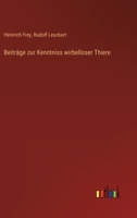 Beiträge zur Kenntniss wirbelloser Thiere 3368706004 Book Cover