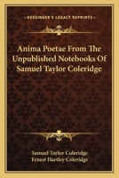 Anima Poetae from the Unpublished Notebooks 9355399235 Book Cover