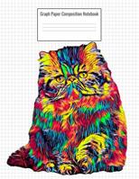 Graph Paper Composition Notebook: Quad Ruled 5 Squares Per Inch, 110 Pages, Persian Cat Cover, 8.5 X 11 Inches / 21.59 X 27.94 CM 1092417109 Book Cover