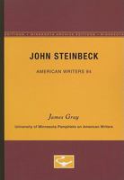 John Steinbeck (Pamphlets on American Writers) 0816605971 Book Cover