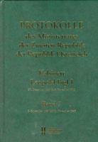 Protokolle Des Ministerrates Der Zweiten Republik, Kabinett Leopold Figl I: Band 7: 9. September 1947 Bis 18. November 1947 3700177429 Book Cover