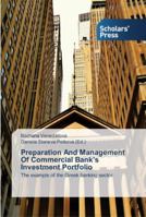 Preparation and Management of Commercial Bank's Investment Portfolio 3639700880 Book Cover