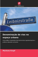 Denominação de vias no espaço urbano (Portuguese Edition) 6209759165 Book Cover