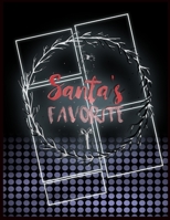 Santa's Favorite: Blank Comic Book Journal for Graphic Novel Fans and Artists, Kids and Adults 1670917924 Book Cover