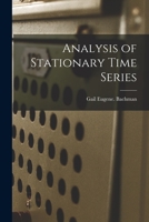 Analysis of Stationary Time Series 1015228348 Book Cover