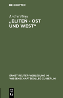 Eliten - Ost Und West 3110169878 Book Cover