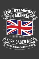 Die Stimmen in meinem Kopf sagen mir ich muss nach England: Jahres-Kalender 2020 DinA 5 Kalender f�r Weltenbummler und Reise-Fans Terminplaner 1706490704 Book Cover