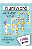 NumWord Word Chain Puzzles (Volume 1) B0GTR46SMQ Book Cover