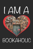 I am a Bookaholic: B�chertagebuch - Das ideale B�cherjournal f�r alle B�cherw�rmer und Leseratten 1712596233 Book Cover