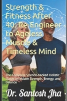 Strength & Fitness After 40: Re-Engineer to Ageless Muscle & Timeless Mind: The Complete Science-backed Holistic Guide to reclaim Strength, Energy, and Balance B0FVRHG9ZP Book Cover