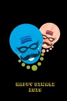 Happy Diwali 2019: Thoughtful Diwali Gift, Lined Blank Notebook, Mandala Back Cover, 6 x 9, 120 White Color Pages, Matte Finish Cover 1691402044 Book Cover