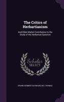 The Critics of Herbartianism 1022084119 Book Cover