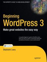 Beginning WordPress 3 1430228954 Book Cover