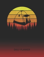 Daily Planner: Camper | 2020 - 2021 Daily Planner For 1 Year Of Planning | Retro Vintage Sunset Cover | January 20 - December 20 | Organizer Writing ... | Plan Days, Set Goals & Get Stuff Done 169228956X Book Cover