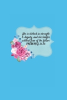 Proverbs 31:25: MONTHLY PLANNER 171134897X Book Cover