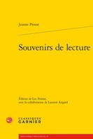 Souvenirs De Lecture (Bibliotheque Proustienne, 43) 2406132684 Book Cover