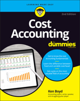 Cost Accounting For Dummies (For Dummies 1119856027 Book Cover