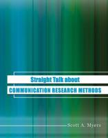 Straight Talk About Communication Research Methods 0757582079 Book Cover