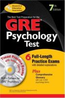GRE Psychology w/ CD-ROM (REA) - The Best Test Prep for the GRE (Test Preps)