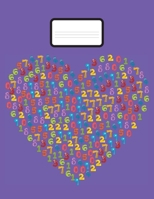 Math Notebook: Grid Paper Notebook 120 Sheets Large 8.5 x 11 Quad Ruled 5x5 1716086043 Book Cover