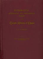 Mathematical, Metrological, and Chronological Tablets from the Temple Library of Nippur 1512812323 Book Cover