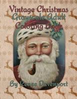 Vintage Christmas Grayscale Adult Coloring Book 1973838818 Book Cover