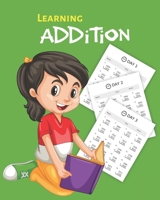 Learning Addition: 100 days of learning addition for kids B08JDXBM5Z Book Cover