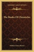 The Books Of Chronicles 1432630830 Book Cover