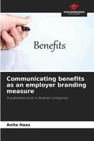 Communicating benefits as an employer branding measure 6209623123 Book Cover