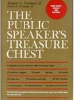 The public speaker's treasure chest: A compendium of source material to make your speech sparkle 0060134046 Book Cover