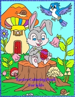 Easter Coloring Book For Kids: Cute and Funny Easter Animals coloring pages B08X6DX8PM Book Cover