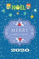 Notebook Merry christmas  2020: Notebook / Journal Gift (6x9 - 110 pages) 1670579492 Book Cover