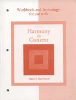 Harmony in Context Workbook/Anthology 0073137952 Book Cover