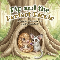 Pip and the Perfect Picnic: A Heartwarming Picture Book About a Shy Pangolin, a Bushbaby, and Finding Friendship in the Magical Forest. B0G7T1FVPR Book Cover