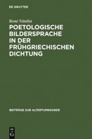 Poetologische Bildersprache in Der Fruhgriechischen Dichtung 3598776500 Book Cover