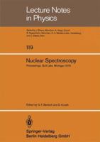 Nuclear Spectroscopy (Lecture notes in physics) 3540099700 Book Cover