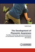 The Development of Phonemic Awareness 3838395832 Book Cover