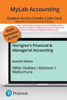 Mylab Accounting with Pearson Etext -- Combo Access Card -- For Horngren's Financial & Managerial Accounting 0136715249 Book Cover