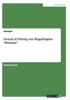 Gewalt in Th�ring von Ringoltingens Melusine 3640386884 Book Cover