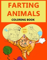 Farting Animal coloring Book 1951161653 Book Cover