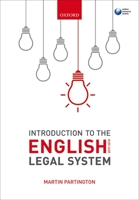 Introduction to the English Legal System 2017-2018 019880248X Book Cover