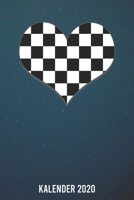Kalender 2020: Schach Herz A5 Kalender Planer f�r ein erfolgreiches Jahr - 110 Seiten 1672890810 Book Cover